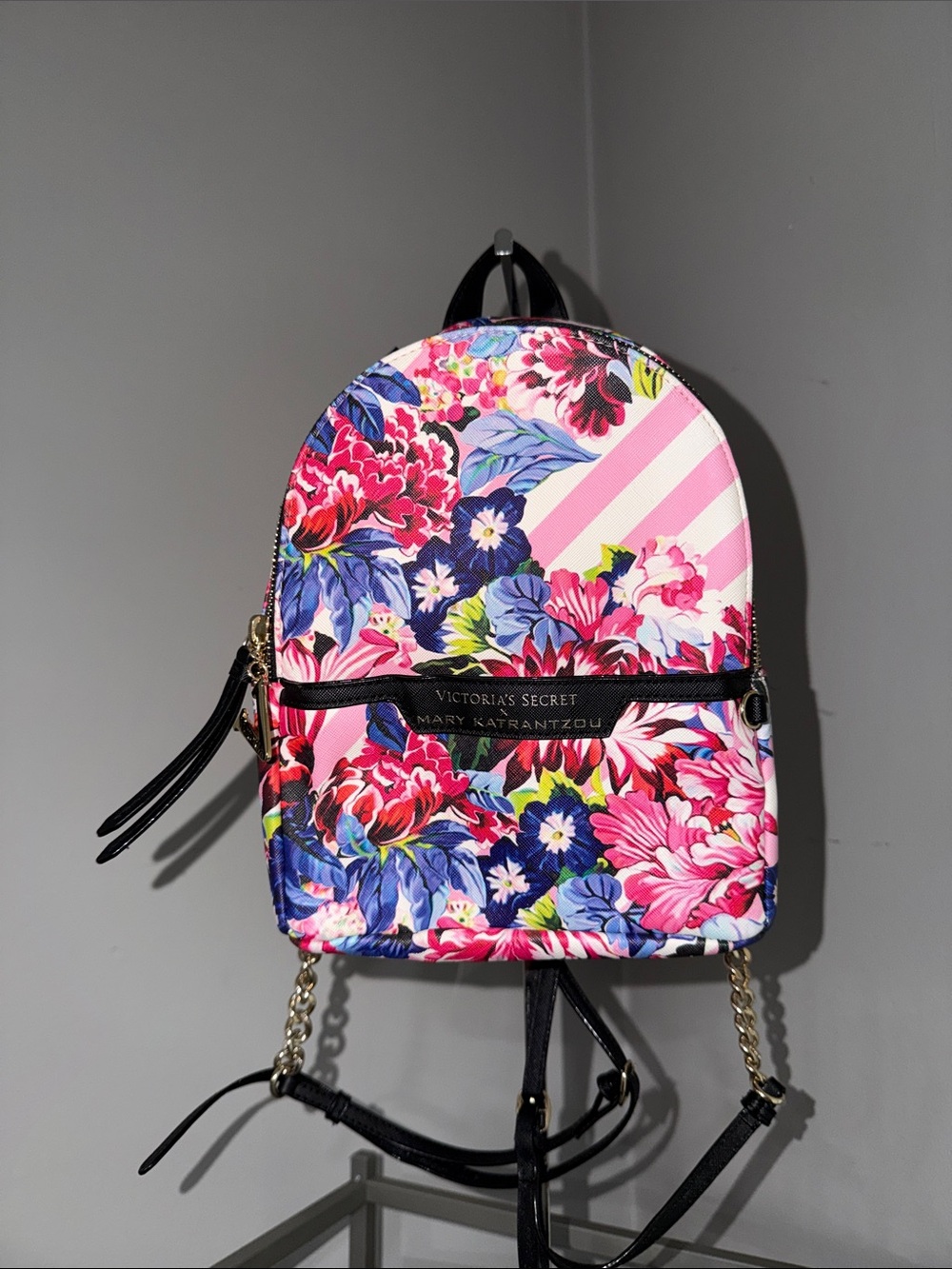 Pink Floral Mini VS Backpack